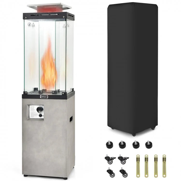 Costway 41,000 BTU Propane Patio Heater with Metal Hood - Majic Backyard