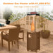 Costway 41,000 BTU Propane Patio Heater with Metal Hood - Majic Backyard