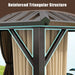 Costway 16' x 12' Hardtop Gazebo Outdoor for Patio Garden Deck Lawn Backyard Party Tent - Majic Backyard