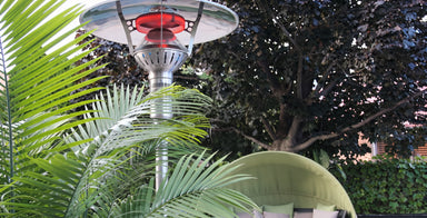 IR Energy EvenGLO GA301U 63" Pole Luxury Fixed Gas Patio Heater - Majic Backyard