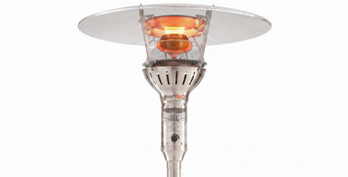 IR Energy EvenGLO GA301T 75" Pole Luxury Fixed Gas Patio Heater - Majic Backyard