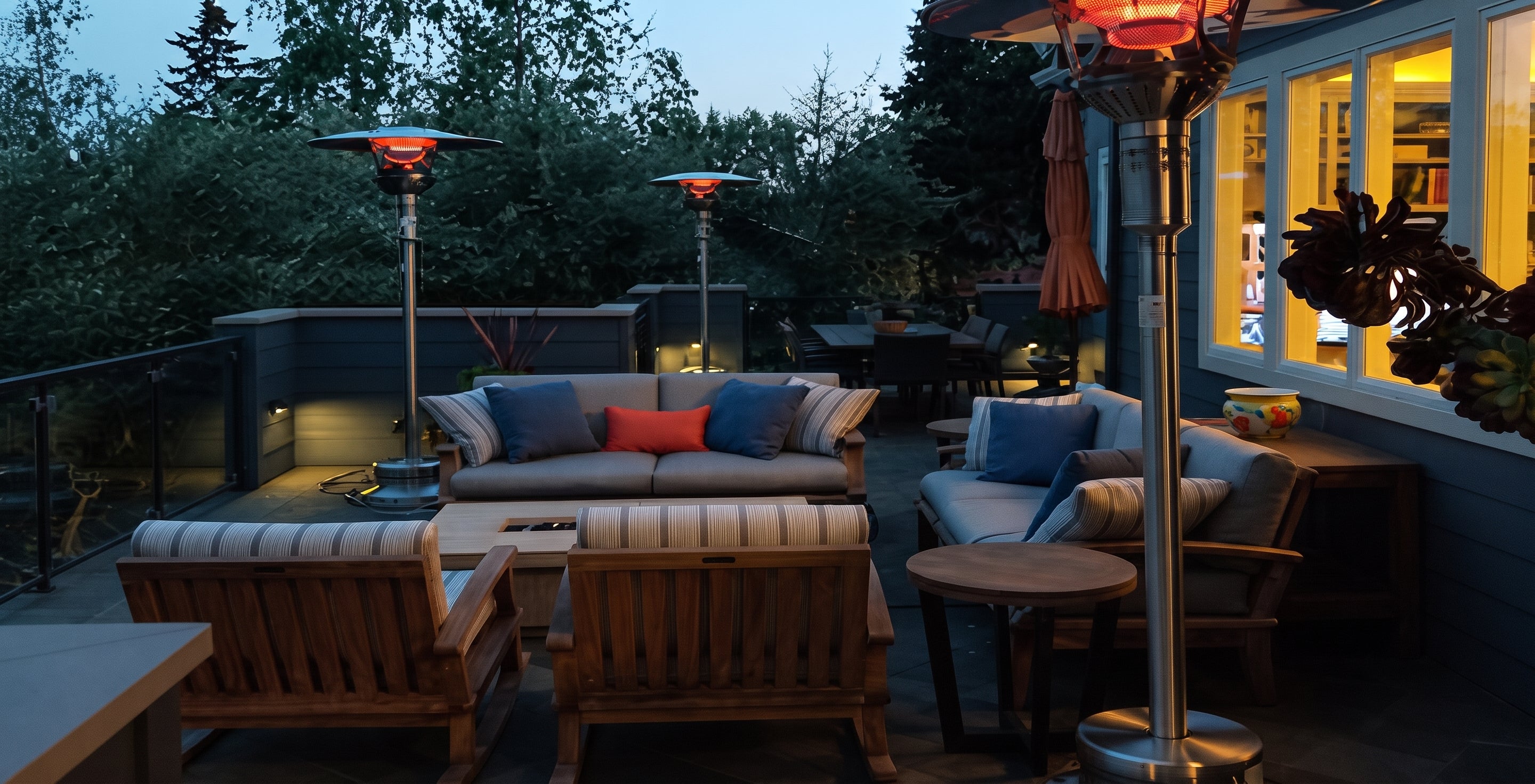 IR Energy EvenGLO GA301MP Luxury Portable Gas Patio Heater - Majic Backyard