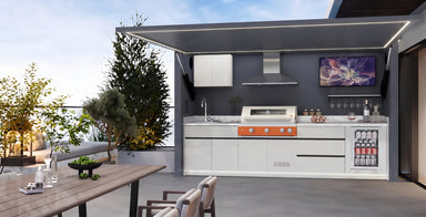 AFA A-Max Luxury Lift-Up Outdoor Kitchen Pod | 304 Stainless Steel BBQ Station - Majic Backyard
