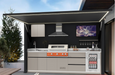 AFA A-Max Luxury Lift-Up Outdoor Kitchen Pod | 304 Stainless Steel BBQ Station - Majic Backyard