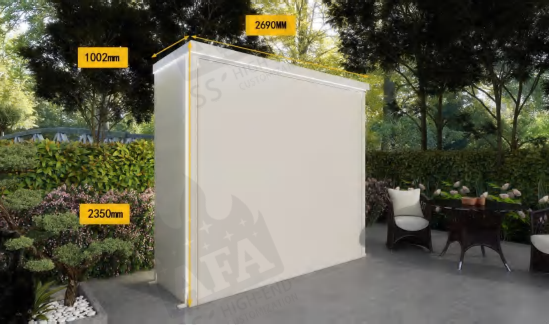 AFA A-Plus Luxury Lift-Up Outdoor Kitchen Pod | 304 Stainless Steel BBQ Station