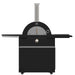 Forno All’Aperto 99,600 BTU Outdoor Kitchen, 5 Burners, Infrared Burners, Side Burner, Black Sintered Stone Countertops, Gas Pizza Oven, Sink Module, Bar & Beverage Center - Majic Backyard