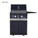 Forno All’Aperto 99,600 BTU Outdoor Kitchen, 5 Burners, Infrared Burners, Side Burner, Black Sintered Stone Countertops, Gas Pizza Oven, Sink Module, Bar & Beverage Center - Majic Backyard