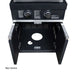 Forno All’Aperto 99,600 BTU Outdoor Kitchen, 5 Burners, Infrared Burners, Side Burner, Black Sintered Stone Countertops, Gas Pizza Oven, Sink Module, Bar & Beverage Center - Majic Backyard