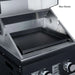 Forno All’Aperto 99,600 BTU Outdoor Kitchen, 5 Burners, Infrared Burners, Side Burner, Black Sintered Stone Countertops, Gas Pizza Oven, Sink Module, Bar & Beverage Center - Majic Backyard