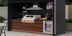 AFA B-Plus Luxury Roller Shutter Outdoor Kitchen Pod | 304 Stainless Steel BBQ Station - Majic Backyard