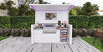 AFA D-Mini Luxury Roller Blind Outdoor Kitchen Pod | 304 Stainless Steel BBQ Station - Majic Backyard