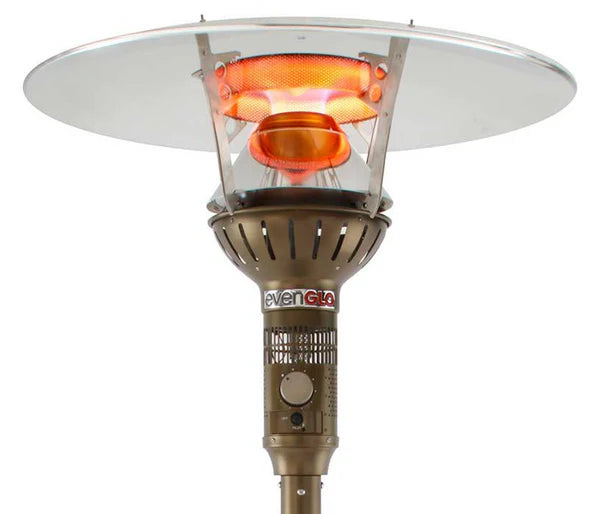 IR Energy EvenGLO Model GA301T Luxury Fixed Propane or Natural Gas Patio Heater - Majic Backyard