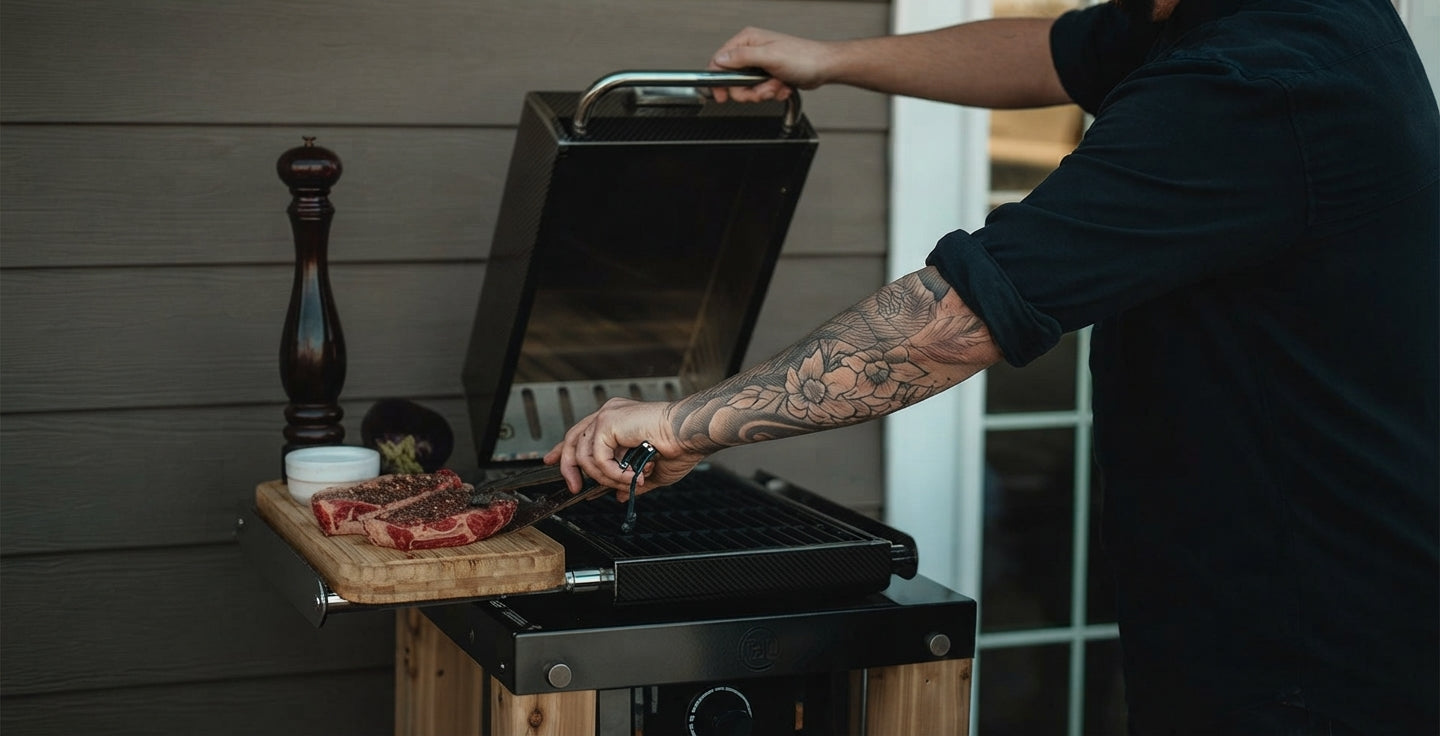Black Earth Element 12 Portable Gas Grill | Premium Outdoor Cooking