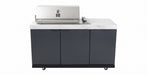 Forno Rimini Outdoor Kitchen: 30" BBQ 62,600 BTU, 4.8 cu.ft. Refrigerators, White Countertops SKU:FODKT2575WHT - Majic Backyard