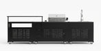 Forno Rimini Outdoor Kitchen: 30" BBQ 62,600 BTU, 4.8 cu.ft. Refrigerators, White Countertops SKU:FODKT2575WHT - Majic Backyard