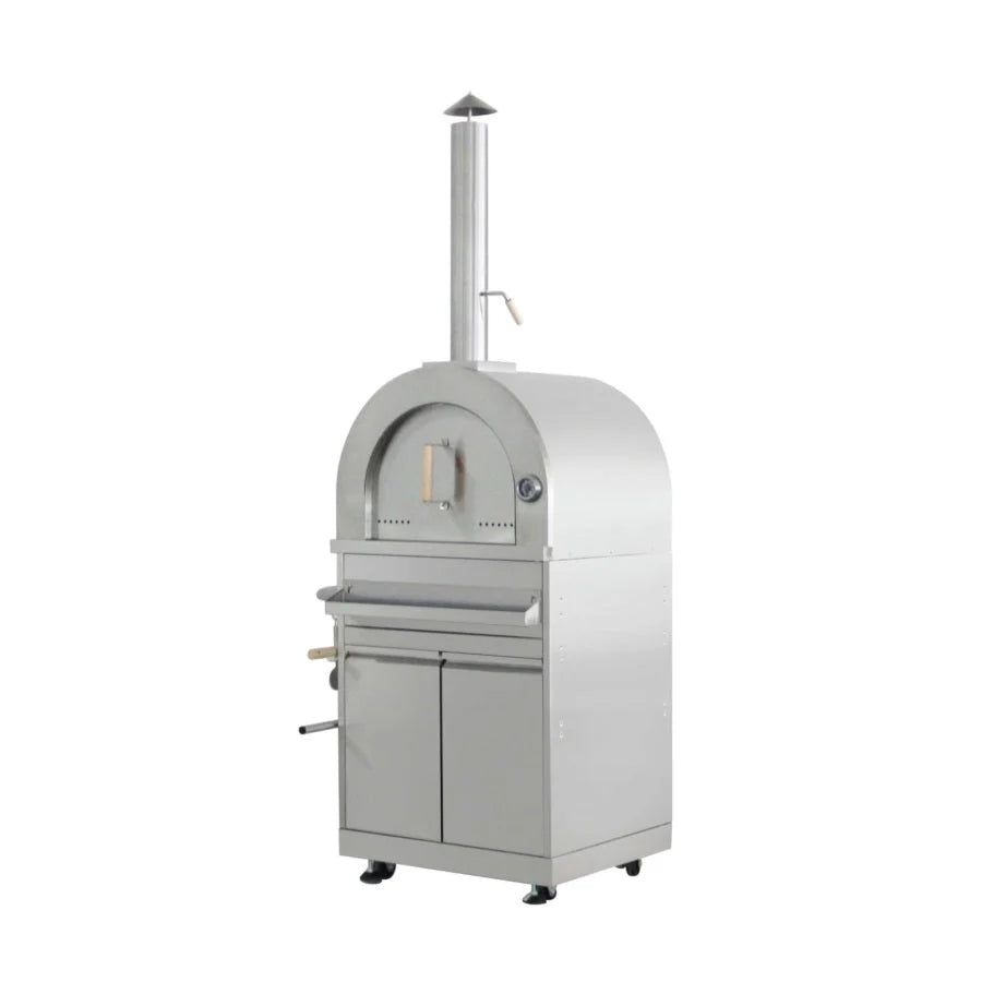 Thor Wood Fired Stainless Steel Outdoor Pizza Oven with Cabinet MK07SS304 - Majic Backyard