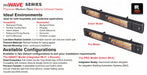 IR Energy MWave Luxury Outdoor Heater - Majic Backyard