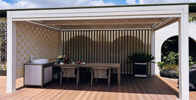 Aluminum Smart Motorized Pergola - Majic Backyard