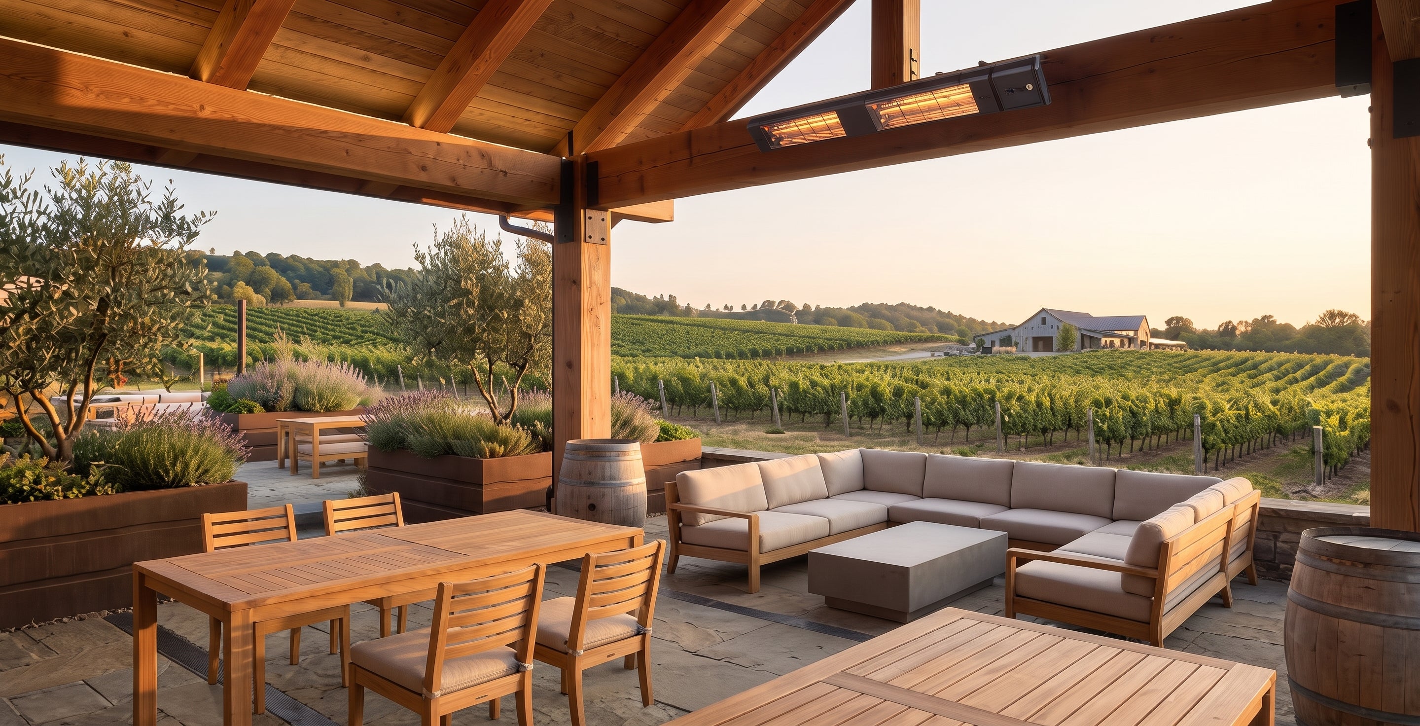 IR Energy MWave Luxury Outdoor Heater - Majic Backyard