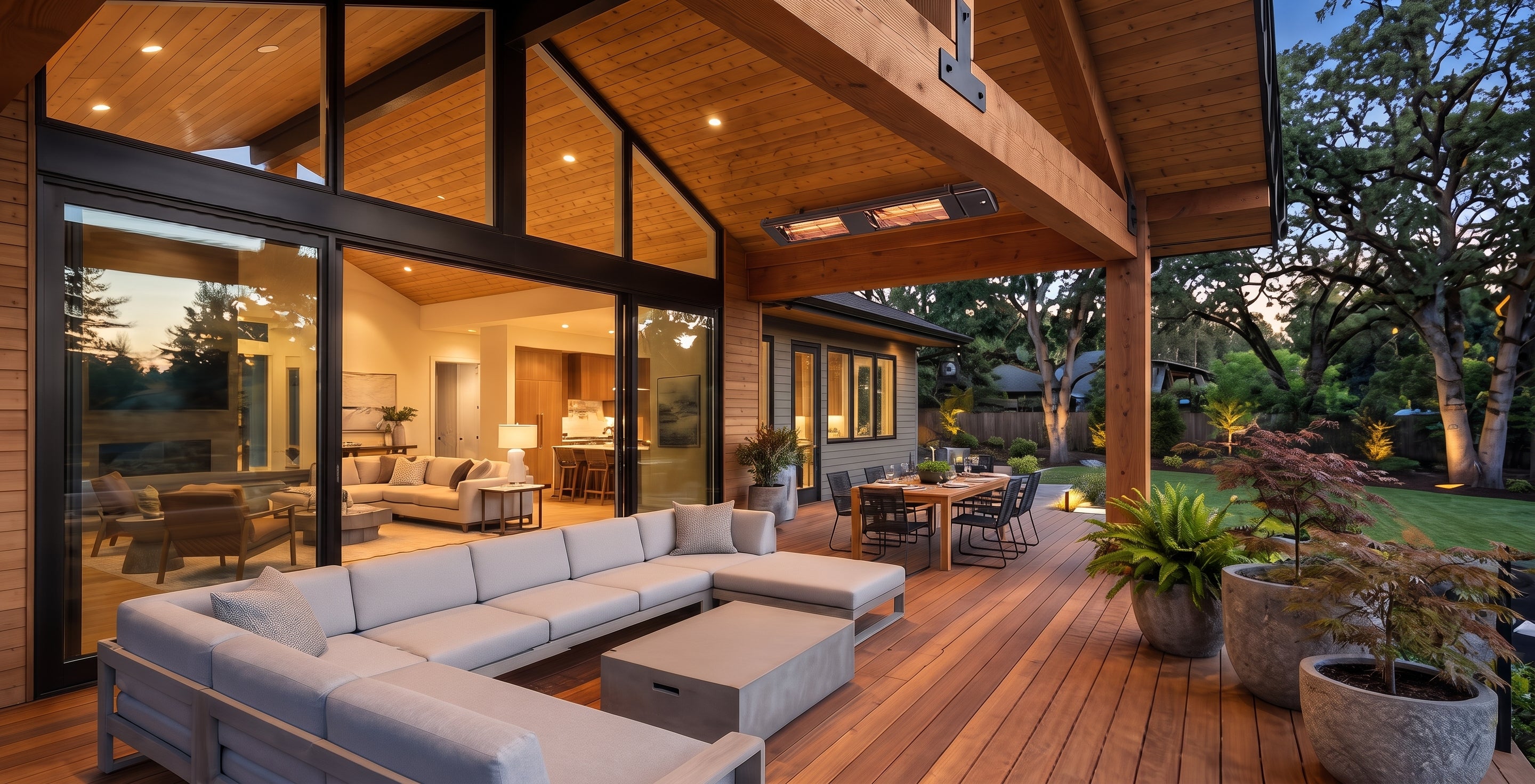 IR Energy MWave Luxury Outdoor Heater - Majic Backyard