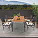 Costway Set of 4 Patio Wicker Chairs with Soft Zippered Cushion - Majic Backyard