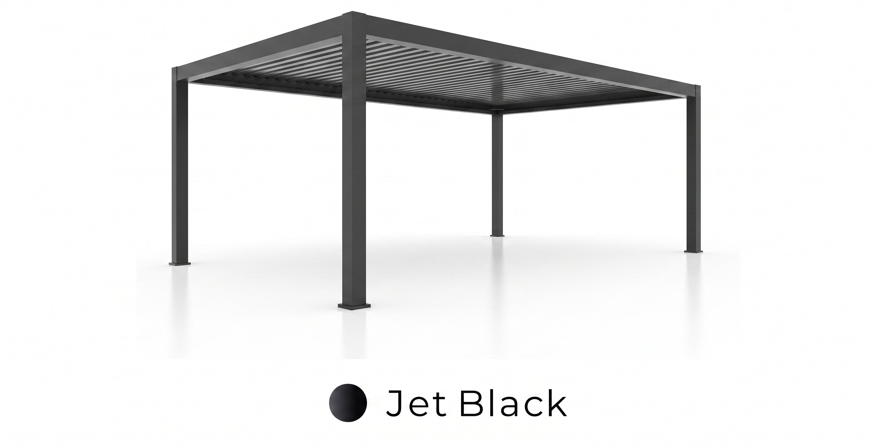 AlunoTec Palora P4 Aluminum Louvered Pergola | Motorized & Manual Luxury Patio Cover