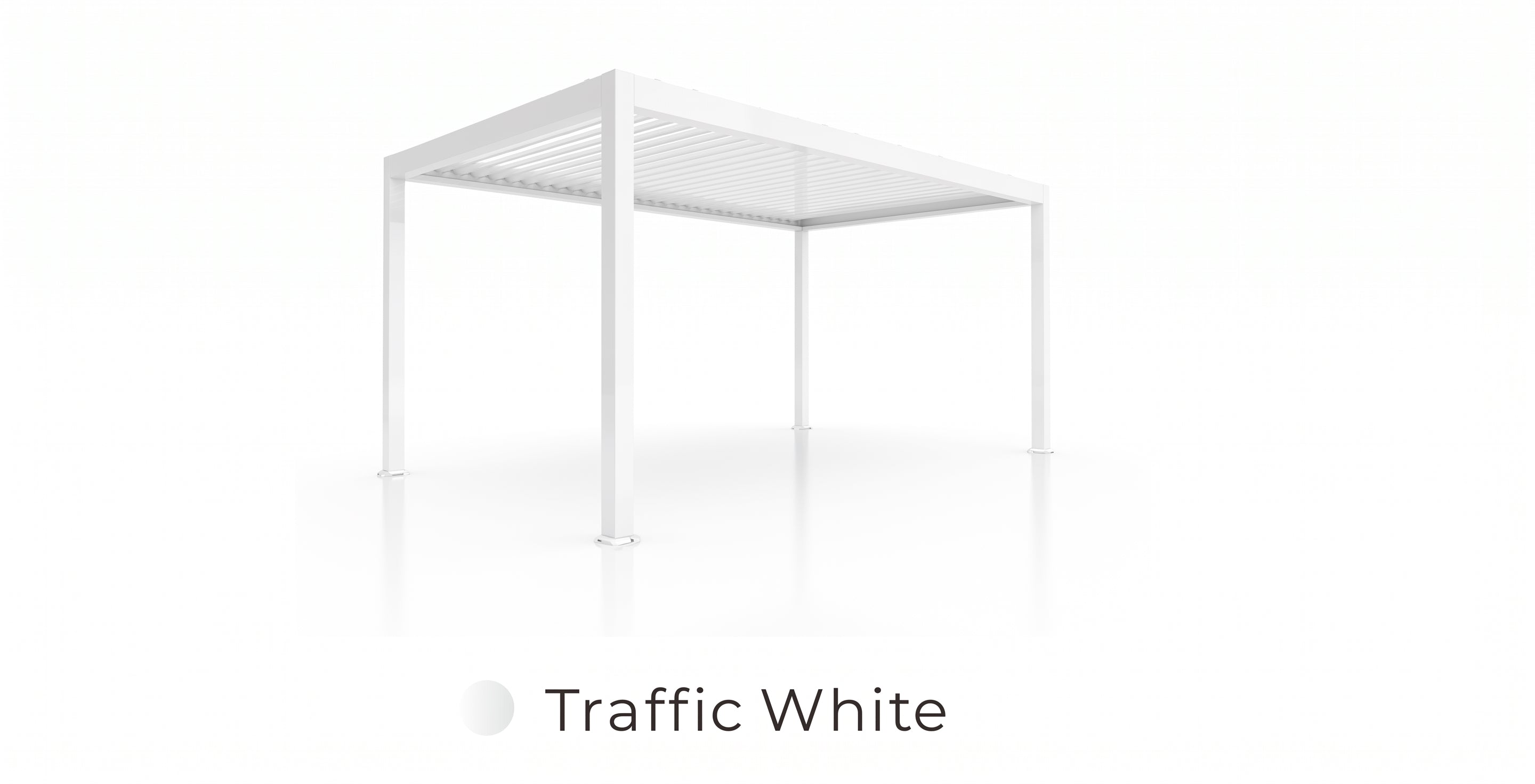 AlunoTec Palora P4 Aluminum Louvered Pergola | Motorized & Manual Luxury Patio Cover