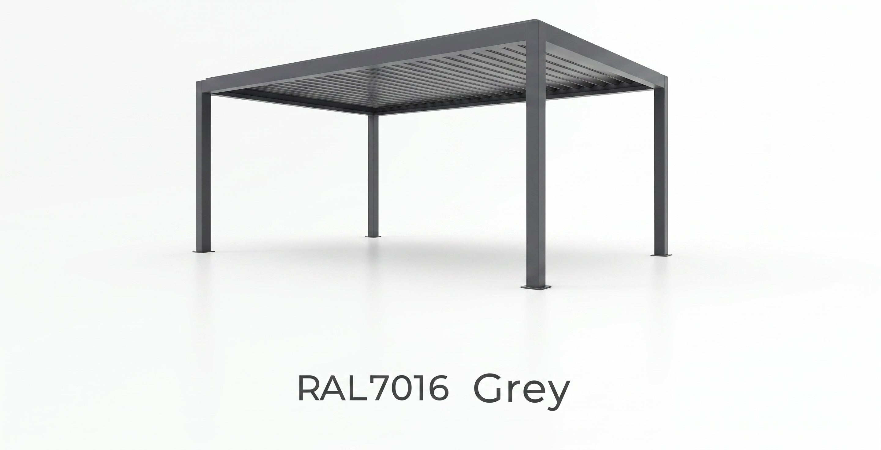 AlunoTec Palora P6 Luxury Motorized Louvered Pergola | Waterproof Aluminum Bioclimatic System