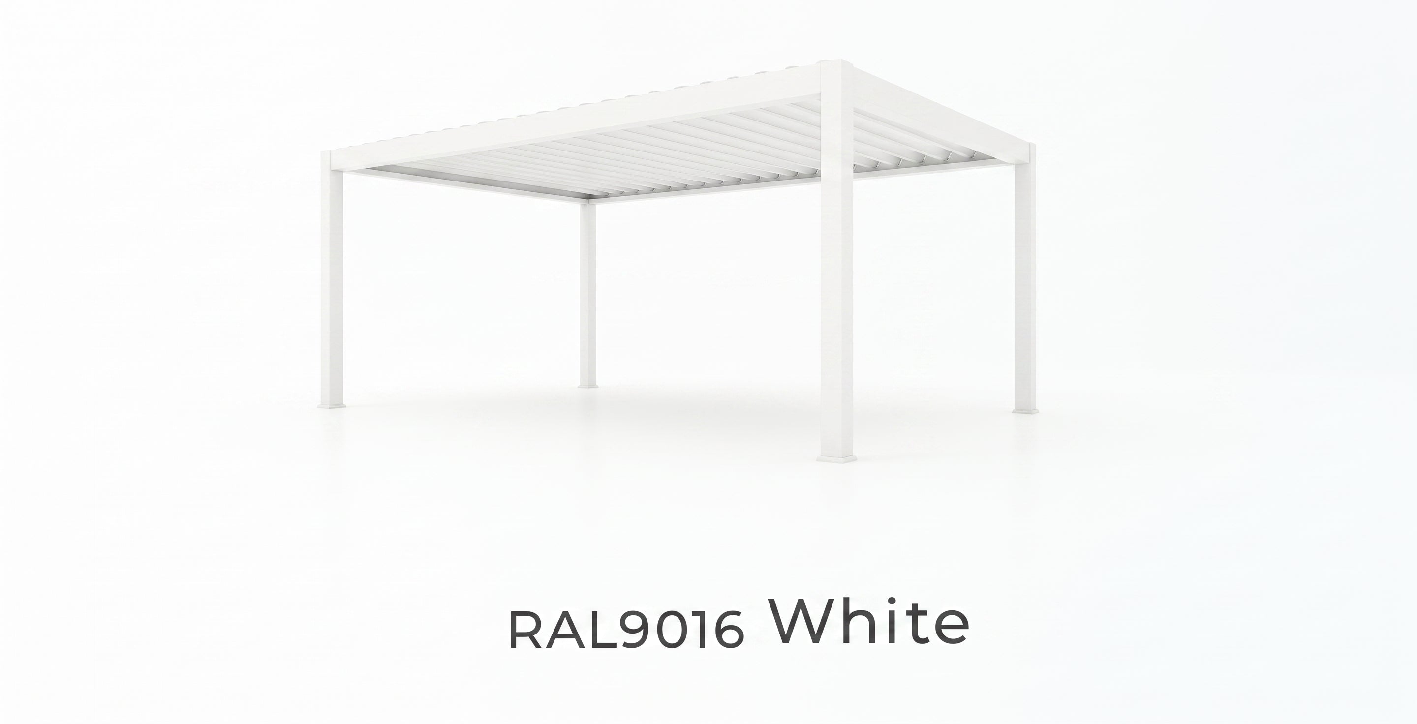 AlunoTec Palora P6 Luxury Motorized Louvered Pergola | Waterproof Aluminum Bioclimatic System